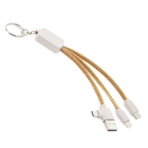 LLAVERO CON CABLES DE CARGA. MARLBOROUGH