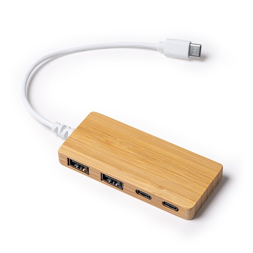 HUB USB. ENTRADA TIPO C. DOS SALIDAS USB Y DOS SAL ABELARDO