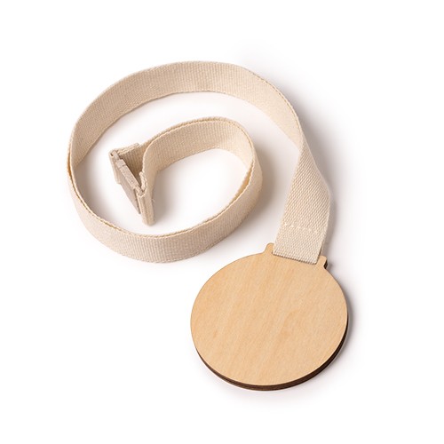 MEDALLA CON CINTA DE ALGODÓN. NUNO