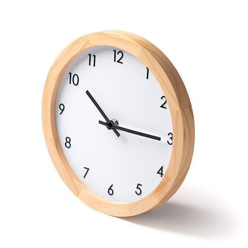 RELOJ DE PARED VINTAGE, CON NÚMEROS Y MANECILLAS. IVO