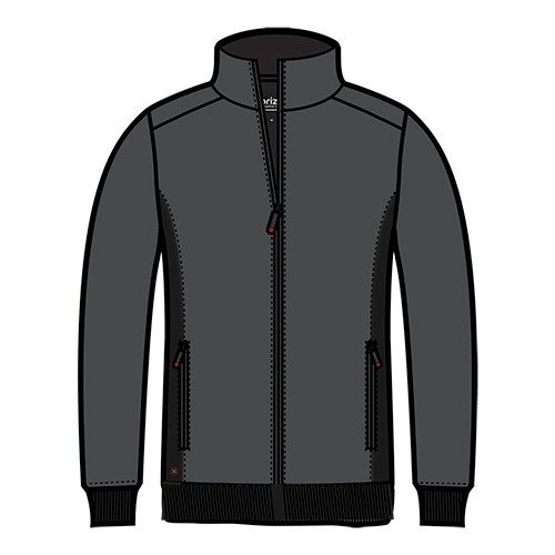 SUDADERA CON CREMALLERA LAVA