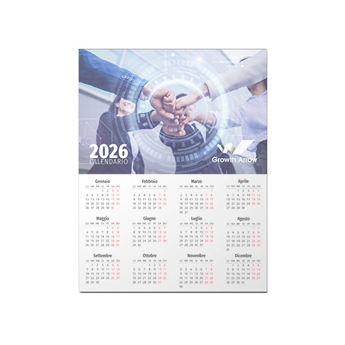 Calendrier poster personnalisable Calendario Poster