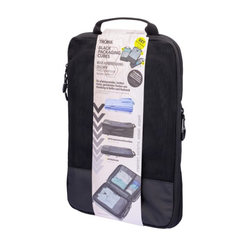 Cubes de Rangement Noirs TROIKA BLACK PACKING CUBES thumbnail 8