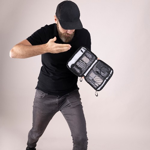 Organisateur de Câbles Tech Noir TROIKA BLACK TECH POUCH 2 thumbnail 5