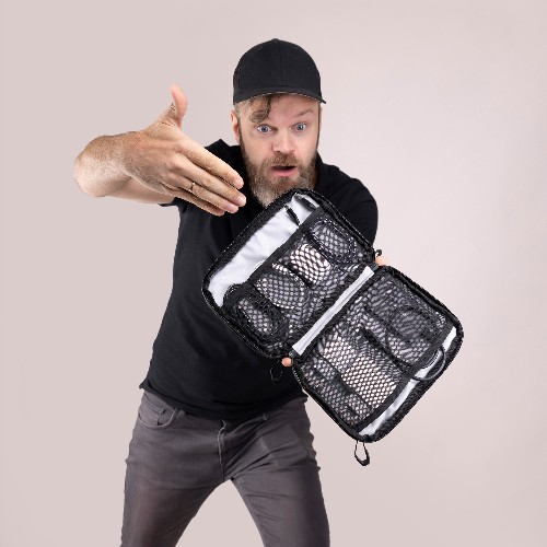 Organisateur de Câbles Tech Noir TROIKA BLACK TECH POUCH 2 thumbnail 6