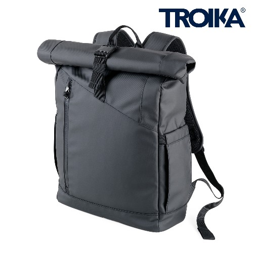Sac à Dos Roll Top Noir Troika TROIKA BLACK ROLL TOP