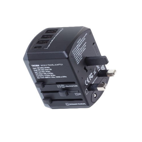 Adaptateur de Voyage Universel TROIKA WORLD TRAVEL ADAPTER thumbnail 5