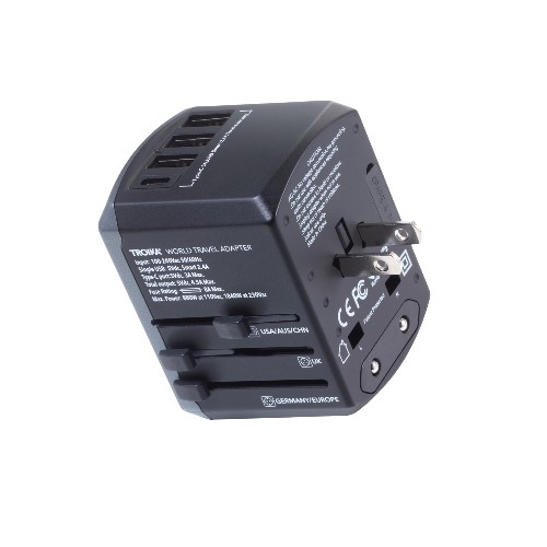 Adaptateur de Voyage Universel TROIKA WORLD TRAVEL ADAPTER thumbnail 6