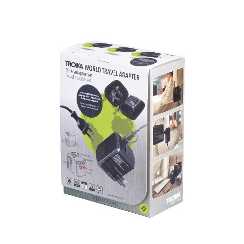 Adaptateur de Voyage Universel TROIKA WORLD TRAVEL ADAPTER thumbnail 10