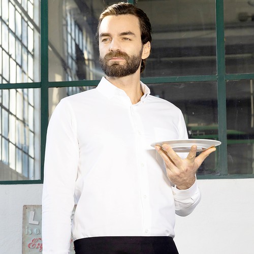 Camisa de algodón puro Oxford LEAD