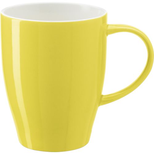 Mug bicolore en porcelaine de 350 ml Paula - 1