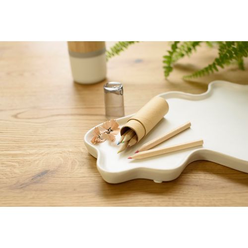 Tube cartonné de 6 crayons Libbie - 5