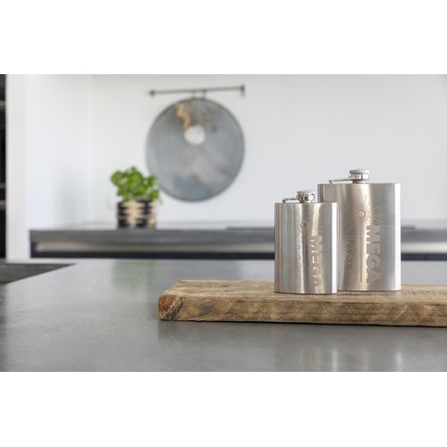 Flasque de 240 ml en acier inoxydable Benedict - 3