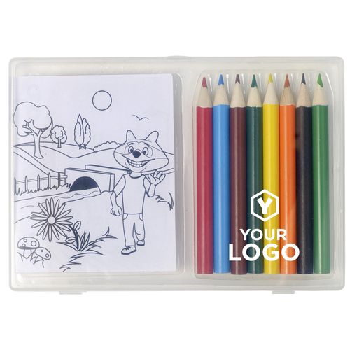 Set à dessin de 8 crayons Adita - 7