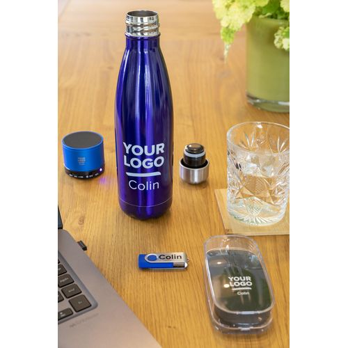 Gourde isotherme de 500 ml en acier inoxydable Lombok - 11