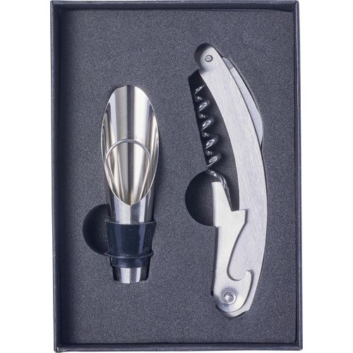 SET DE VINO DE ACERO INOX. DALE