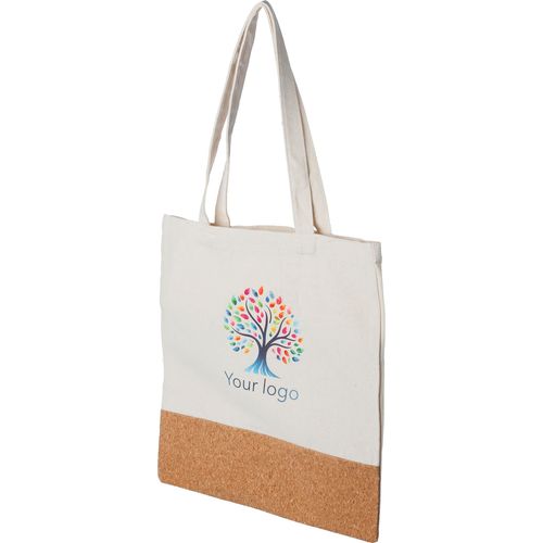 Sac shopping en coton et liège Dalia - 2