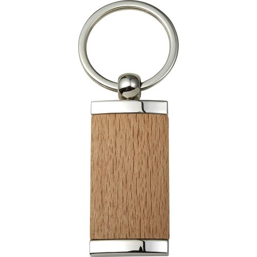 Porte-clés en bois et métal Jennie - 1