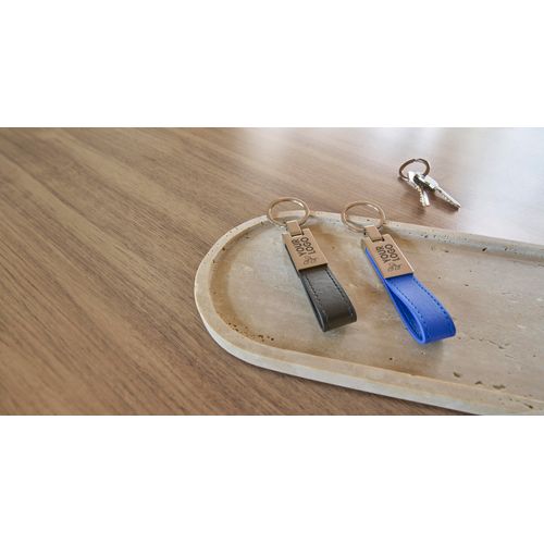 Porte-clés en métal et PU Keon - 8