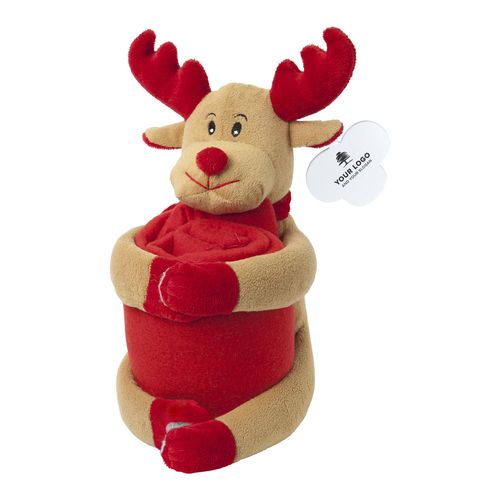 Peluche comprenant un plaid polaire Andrew - 5