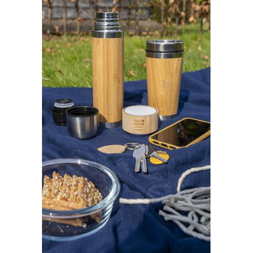 Vaso termo de bambú y acero inox. Sabine