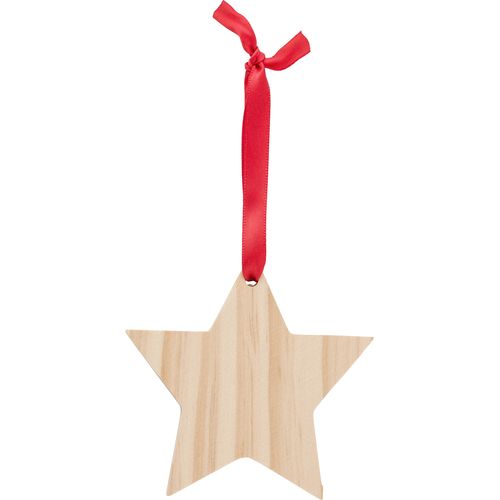 ADORNO NAVIDEÑO DE ESTRELLA DE MADERA CASPIAN