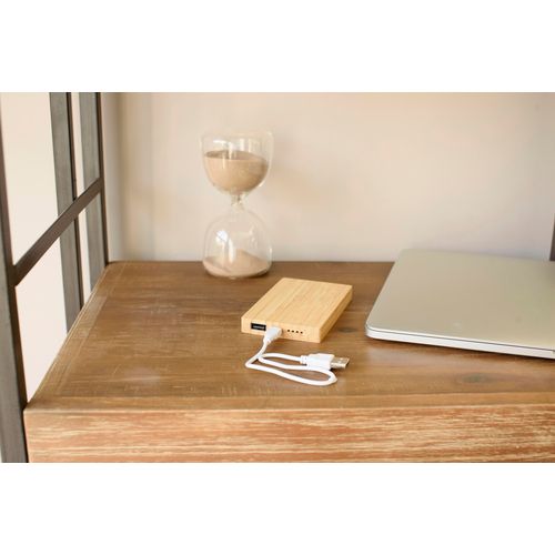 Chargeur en bambou de 4 000mAh Ruby - 5