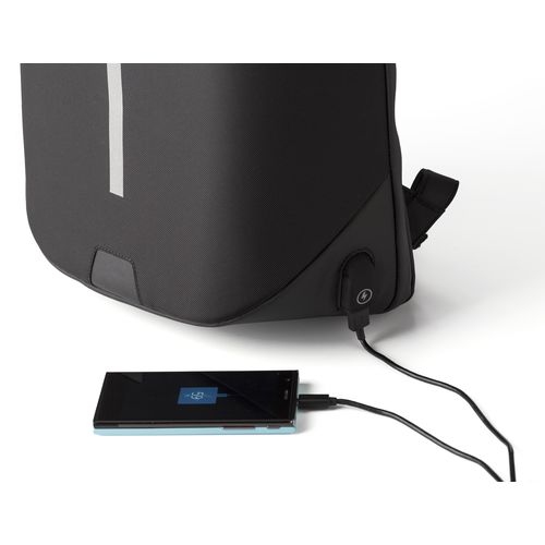 Sac à dos porte-ordinateur antivol en nylon Cleo - 5