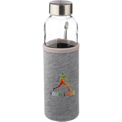 Bouteille en verre de 500 ml avec housse Nika - 2