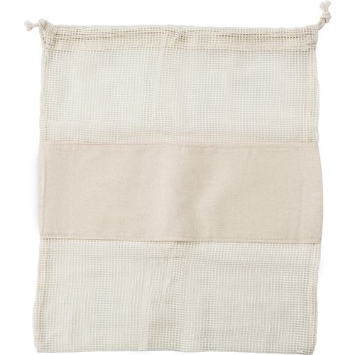 SET DE 3 BOLSAS DE MALLA DE ALGODÓN ORGÁNICO ADELE