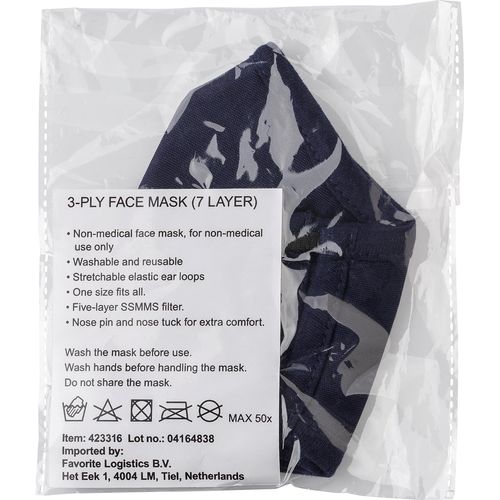 Masque en coton et polyester réutilisable Riyan - 4