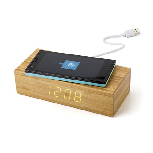 Chargeur à induction en bambou Rosie - 3