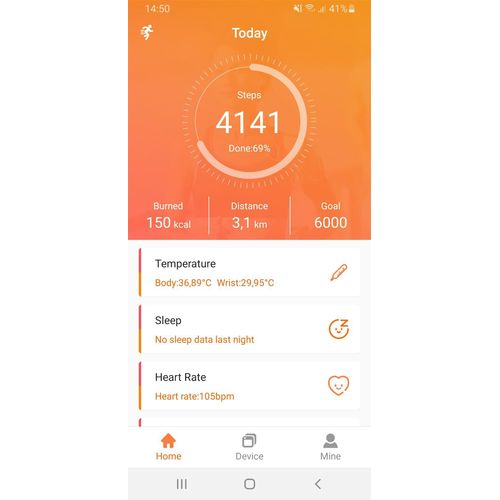 Montre connectée en ABS Dominic - 5