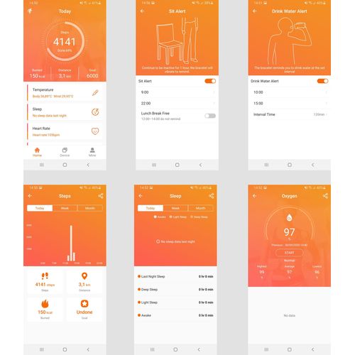 Montre connectée en ABS Dominic - 7