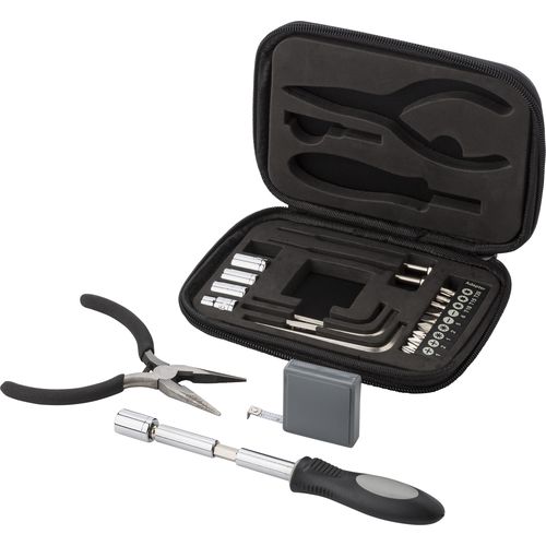 Boîte à outils de 23 pièces dans un étui zippé en PU Lani - 6