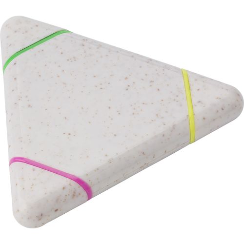 Surligneur en PP et paille de blé Carrie - 3