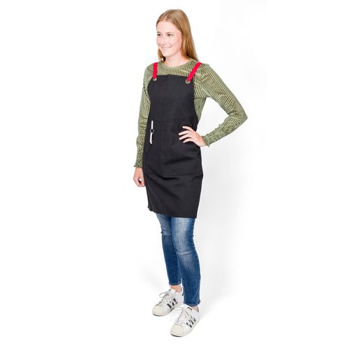 Tablier en polyester et coton Liana - 3