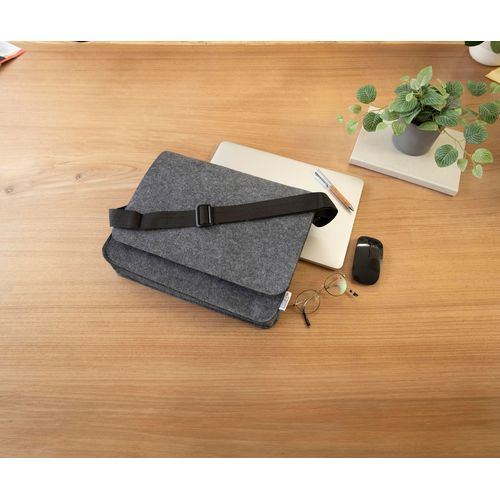 Sac postier porte-ordinateur en feutre rPET Layla - 5