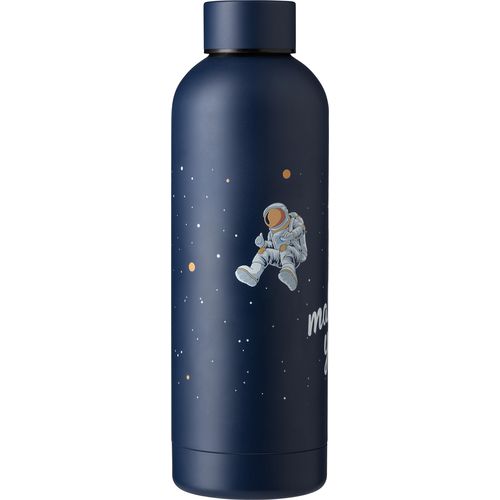 Gourde double paroi de 500 ml en acier inoxydable recyclé Isaih - 6