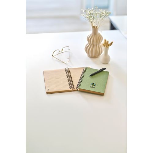 Carnet à spirale en matériau recyclé Caleb - 8