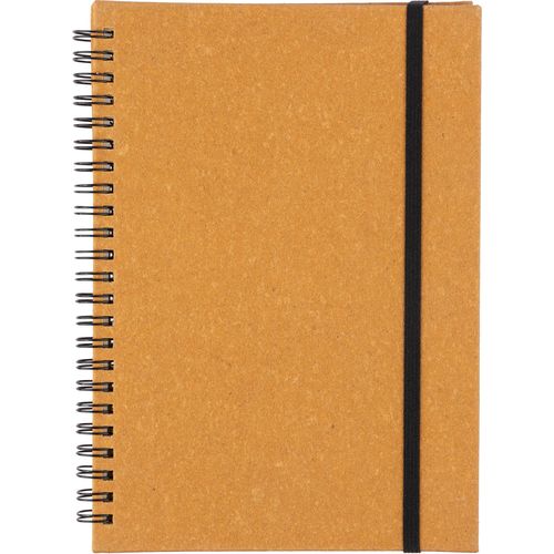 Carnet A5 en cuir recyclé Egon - 2