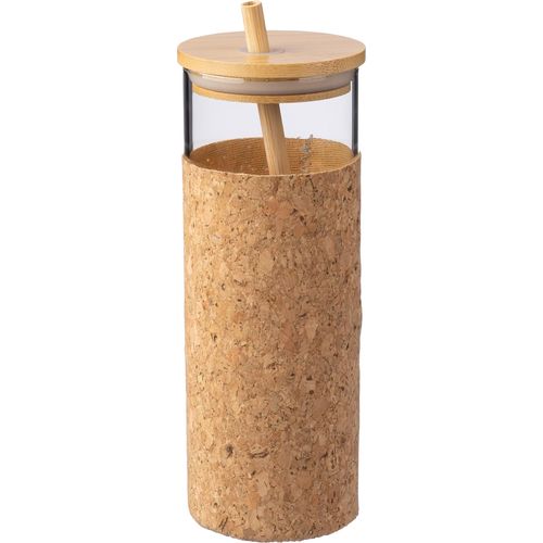 Gobelet de 450 ml en verre et bambou Marlies - 5