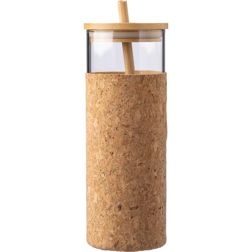 VASO DE VIDRIO Y CORCHO MARLIES