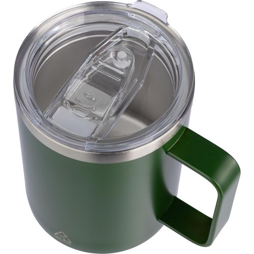 Mug double paroi en acier inoxydable Renate - 4