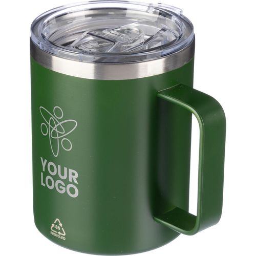 Mug double paroi en acier inoxydable Renate - 8