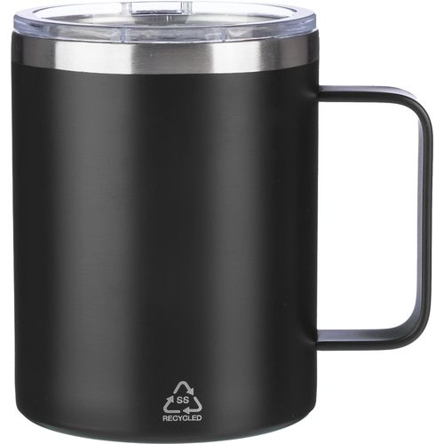Mug double paroi en acier inoxydable Renate - 1