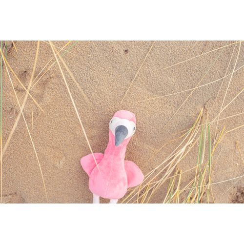 Peluche ‘Flamant rose’ en polyester Alicia - 8