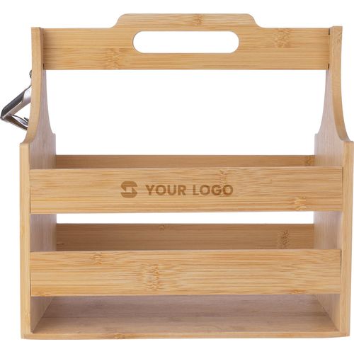 Porte-bouteille en bambou Hans - 3