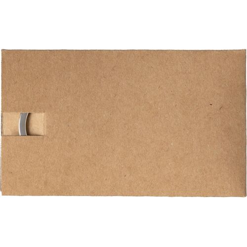 Porte-clés en zinc et bambou Angelika - 3