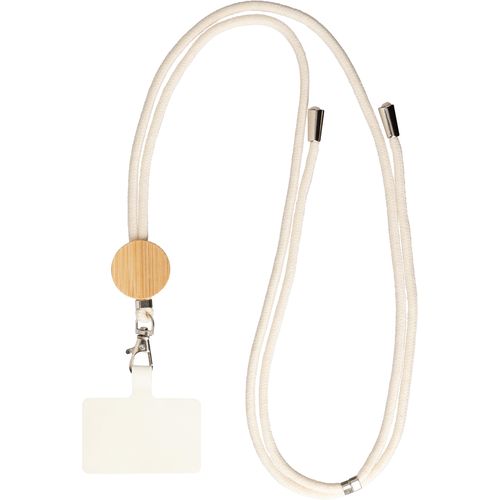 Porte-téléphone lanyard en coton Lucia - 2